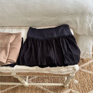 Athleta medium black skort